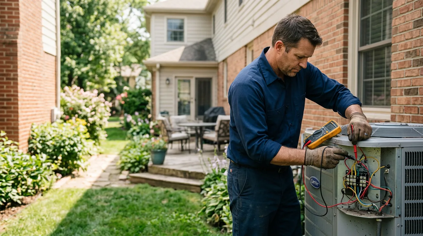 HVAC technician working near Ferndale, FL